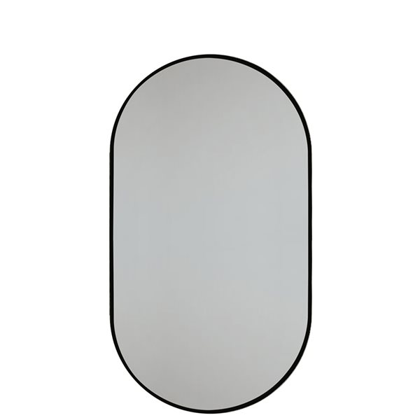 Oval Black Framed Bathroom Mirror, Oval Black Framed Mirror Canada
