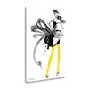 "Tangletown Fine Art ""Yellow Tights"" by Aasha Ramdeen 47-in H x 35-in W Canvas Print"