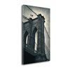 "Tangletown Fine Art Frameless 26-in x 40-in ""Brooklyn Bridge"" by Larry Nicosia Canvas Print"
