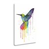 "Tangletown Fine Art Frameless 32-in x 24-in ""Rainbow Hummingbird"" Canvas Print"