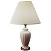 ORE International 26-in Ivory 3-Way Table Lamp with Fabric Shade