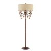 ORE International Magnolia 67.25-in Bronze Standard Floor Lamp