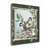 "Tangletown Fine Art ""Winter Chickadees"" by Anita Phillips 29-in x 29-in Canvas Print"