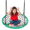 Costway Green Plastic Rope Spider Web Chair Swing