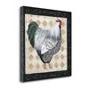 "Tangletown Fine Art ""Rooster and Hen I"" by Cindy Shamp Frameless 20-in H x 20-in W Canvas Print"