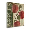 "Tangletown Fine Art ""Red Apples"" by Jennifer Pugh 20-in H x 20-in W Canvas Print"