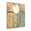 "Tangletown Fine Art Frameless 20-in x 20-in ""Tulip I"" by Jo Moulton Canvas Print"