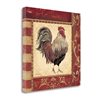 "Tangletown Fine Art Frameless 24-in x 24-in ""Red Rooster I"" by Jo Moulton Canvas Print"