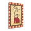 "Tangletown Fine Art Frameless 16-in x 20-in ""Bless Our Home"" by Jo Moulton Canvas Print"