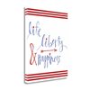 "Tangletown Fine Art ""Life Liberty and Happiness"" by Katie Doucette 24-in H x 20-in W Canvas Print"