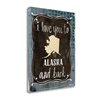 "Tangletown Fine Art Frameless 16-in x 20-in Canvas Print - ""Alaska And Back"" by Katie Doucette"