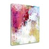 "Tangletown Fine Art ""Rainbow Abstract"" by Sarah Ogren 30-in H x 30-in W Canvas Print"