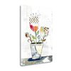 Tangletown Fine Art Flower Pot Frameless 33-in H x 25-in W Floral Canvas Print