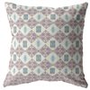 Amrita Sen 16-in Square Coral Sea Suede Blown and Closed Pillow - Muted Pink
