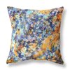 Amrita Sen Sea Garden Rose Orange, Indigo 1-piece 20-in Square Decorative Pillow