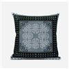 Amrita Sen Geostar Wreath Palace 20-in x 20-in Grey, Green, Pink Suede Square Indoor Decorative Pillow