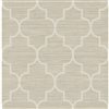 NuWallpaper 30.75-sq. Ft. Brown Vinyl Textured Abstract 3D Self-adhesive Peel and Stick Wallpaper