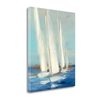 "Tangletown Fine Art Frameless 28-in x 23-in ""Summer Regatta II"" by Julia Purinton Canvas Print"