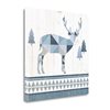 "Tangletown Fine Art ""Nordic Geo Lodge Deer I"" by Wild Apple Portfolio 30-in H x 30-in W Canvas Print"