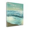 "Tangletown Fine Art ""Moonrise Beach Inspiration"" by Sue Schlabach 22-in H x 22-in W Canvas Print"