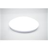 PowerQ RGB 14-in White Modern/Contemporary Integrated LED Flush Mount Light