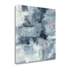 Tangletown Fine Art “In the Clouds Indigo and Grey Crop” Frameless 20-in H x 20-in W Abstract Canvas Print