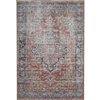 Rug Branch Transitional Persian  Red Blue Indoor Area Rug - 8x10