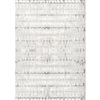 Kalora Intrigue 8-ft x 11-ft White Rectangular Indoor Abstract Mid-century Modern Area rug