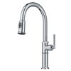 Kraus Allyn Chrome 1-Handle Deck Mount Pull-Down Handle/Lever Kitchen Faucet