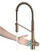 Kraus Oletto Spot-Free Antique Champagne-Bronze 1-Handle Deck Mount Pull-Down Touchless Kitchen Faucet - Deck Plate Included