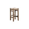 Alaterre Newport Light Amber 30-in Bar Height Stools with Rush Seats - 2-Pack