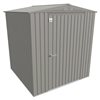 Arrow Elite 6-ft x 6-ft Cool Grey Galvanized Steel Storage Shed