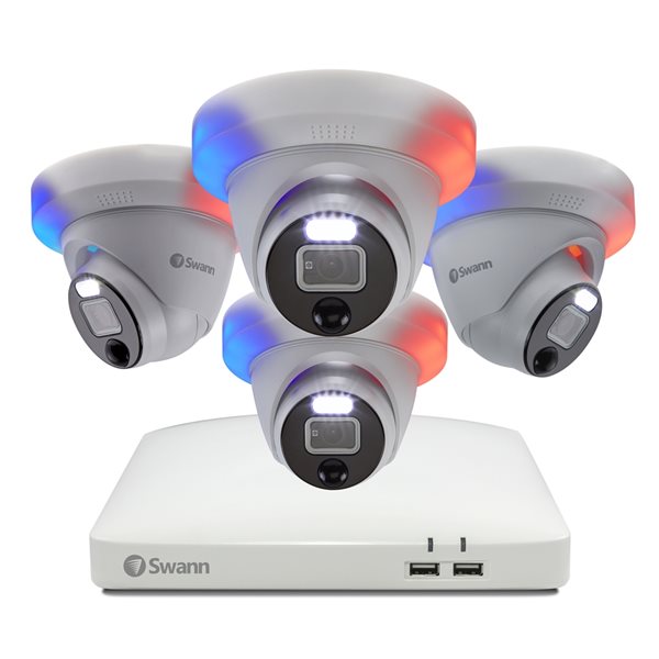 Swann Enforcer 4K 8-Channel DVR Security System with 4 Cameras SESWDVK85680W4DE