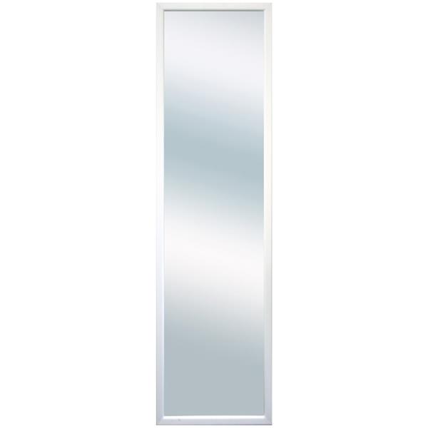 White Rectangular Framed Door Mirror, Over The Door Hanging Mirror Canada
