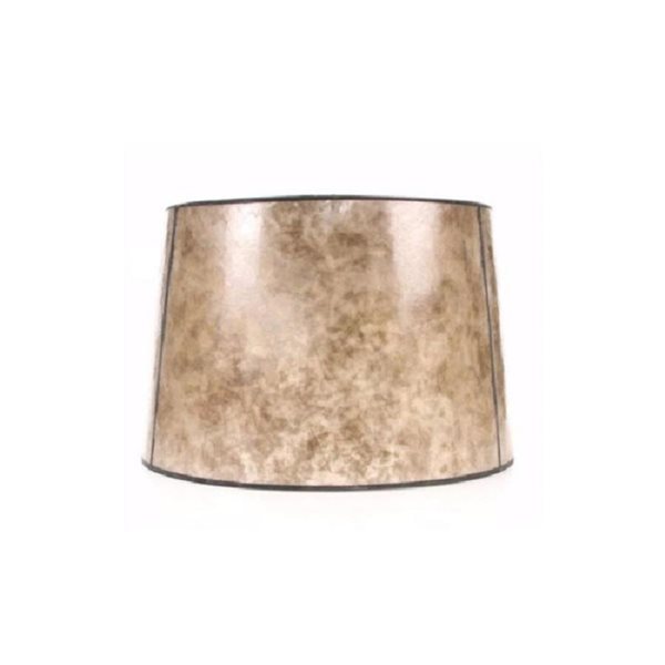 Blonde Mica Stone Drum Lamp Shade, How To Make A Mica Lamp Shade