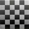 Self-Adhesive Wall Tiles - 12in x 12in - Brushed Stainless