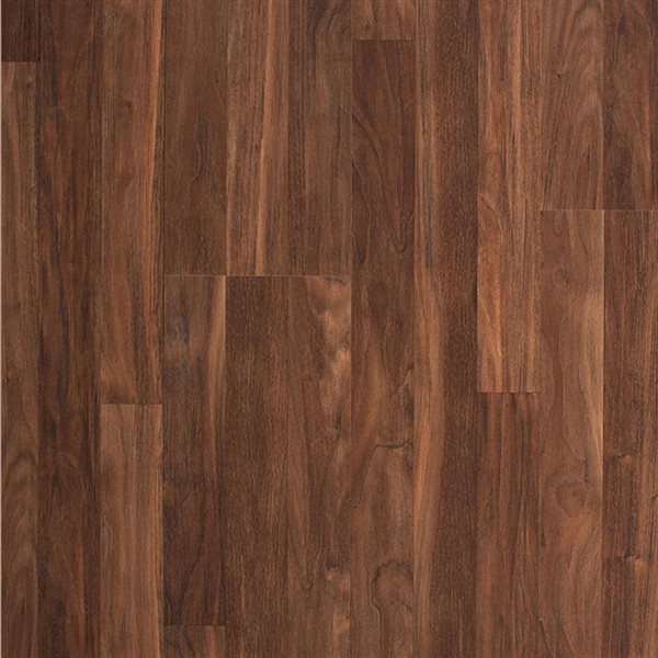 L Smooth Wood Plank Laminate Flooring, Walnut Laminate Flooring