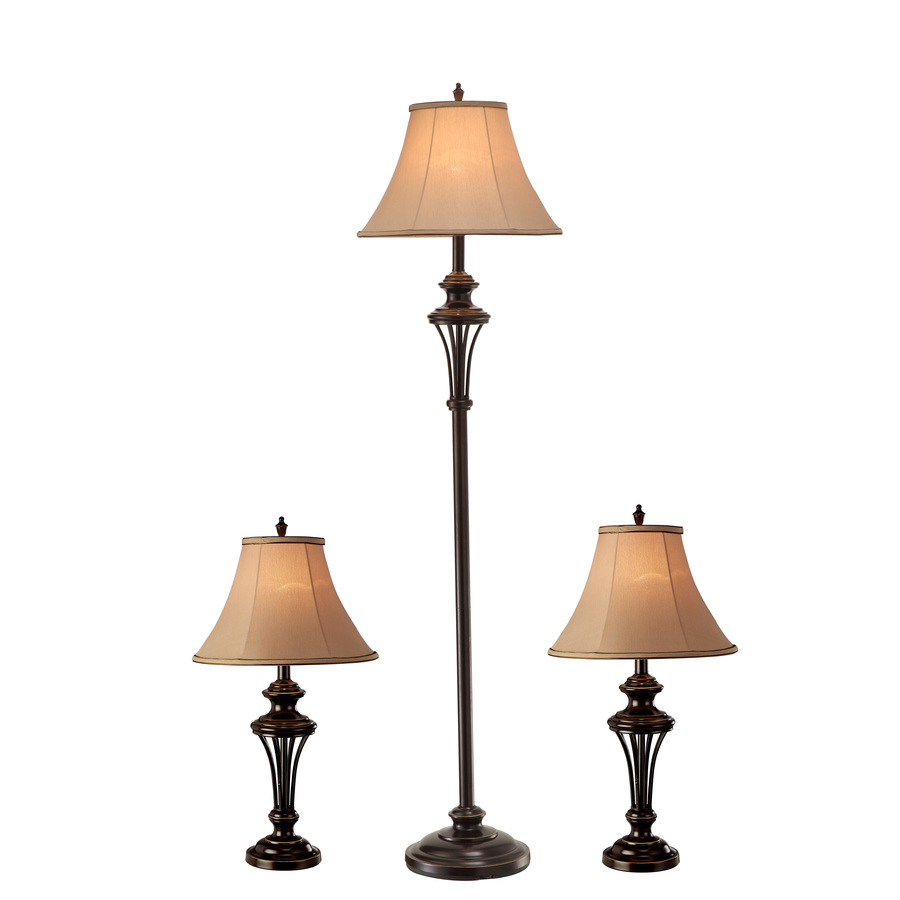 Dsi 3 Piece Floor And Table Lamp Set, Floor And Table Lamp Sets Canada