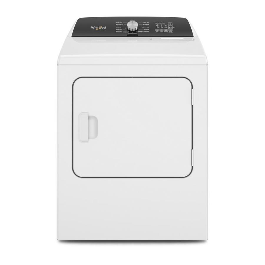 Image of Whirlpool 7.0 Cu Ft Top Load Electric Moisture Sensing Dryer with Steam