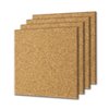 12-in x 12-in x 1/4-in Cork Tile Beveled (4-Pack)
