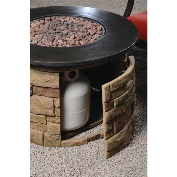 Liquid Propane Gas Fire Pit Table, Canyon Fire Pit