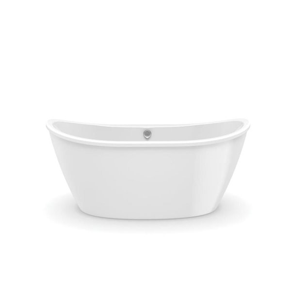 Maax 32 In X 60 Delsia White Gelcoat, Home Depot Canada Freestanding Bathtubs