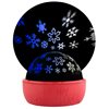 Gemmy LED Shadow Light Projector - Snowflake Scene - White/Blue Lights - 6.3-in x 6.3-in