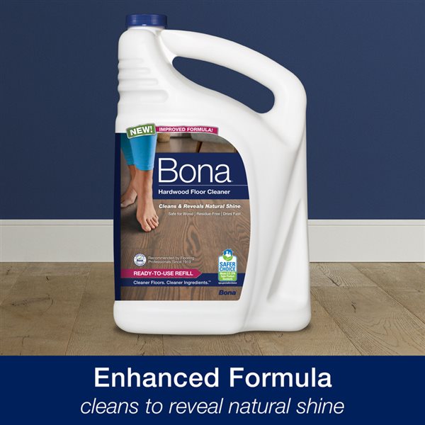 Bona 128 Fl Oz Hardwood Floor Cleaner, Bona Hardwood Floor Cleaner Concentrated Formula Preparation