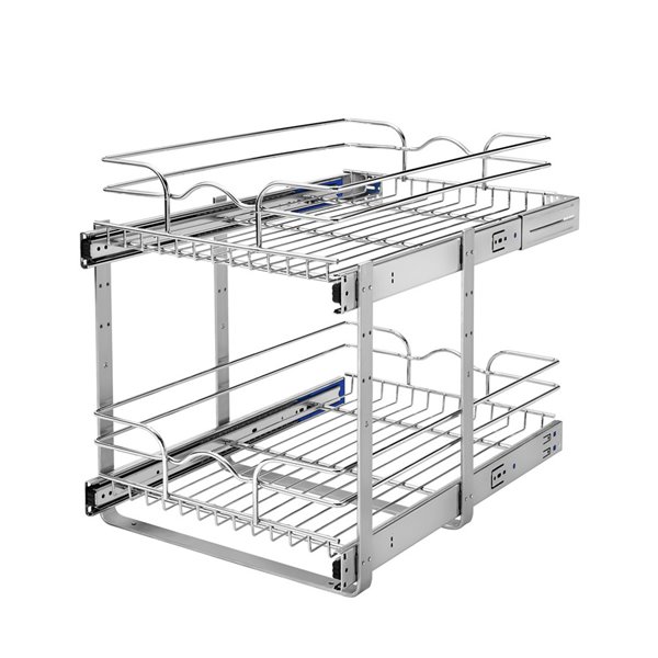 Tier Metal Pull Out Basket, Pull Out Pantry Shelves Canada