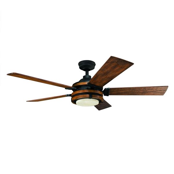 Kichler 5 Blade Ceiling Fan With Light Lowe S Canada - Cost To Install A Ceiling Fan With Existing Wiring Diagram Pdf