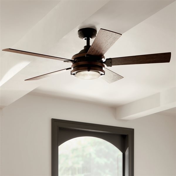 Kichler 5 Blade Ceiling Fan With Light, How To Remove Kichler Ceiling Fan