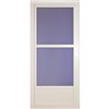 LARSON 36-in x 81-in White Tradewinds Mid-View Tempered Glass Storm Door