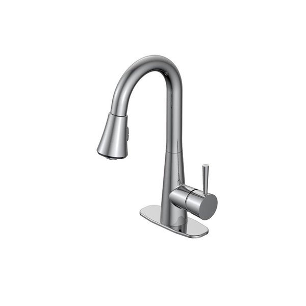 Jacuzzi Carson 1 Handle Utility Sink Pulldown Faucet Lowe S Canada - Wall Mount Laundry Faucet Canada