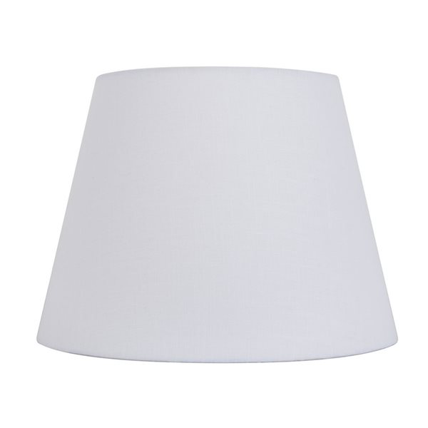 White Fabric Drum Lamp Shade, Uno Fitter Lamp Shade Canada